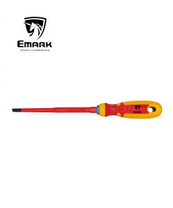 מברג שטוח מבודד  EMARK SL5.5x125mm 1000V VDE