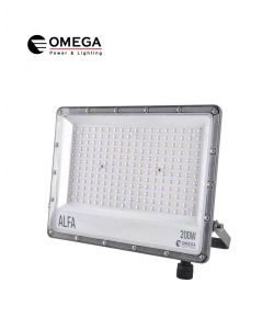 פנס הצפה מסדרת 200W ALFA CCT עם עדשות למניעת סנוור