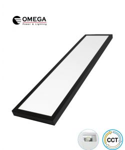 פאנל תאורה ישירה עה"ט שחור Super Light 100W