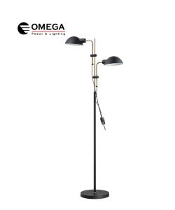 מנורת רצפה דקורטיבית דגם כרמל E27x2