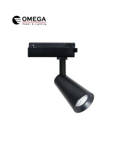 גוף חד פאזי CONI שחור 20W CCT אחריות 5 שנים OMEGA