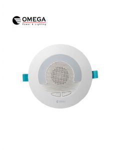פעמון דלת שקוע חוטי AC 230V לבן עם תאורת RGB