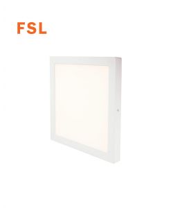 פאנל FSL מרובע צמוד תקרה 12W אור חם