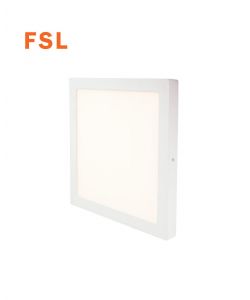 פאנל FSL מרובע צמוד תקרה 18W אור חם