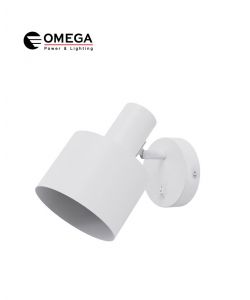 מנורת קיר לקריאה מתכוננת  GOLAN לבן