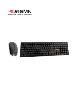סט מקלדת ועכבר אלחוטי דגם KBW1M3-HE-BK עברית ואנגלית