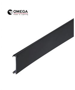 מכסה הסתרה דקורטיבי שחור לפס מגנטי 1 מ' LINE