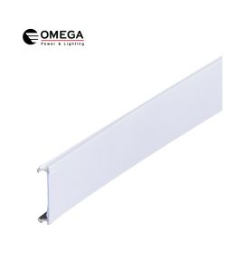 מכסה הסתרה דקורטיבי לבן לפס מגנטי 1 מ' LINE