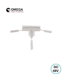 מחבר זוויתי T שקוע תקרה לבן LINE