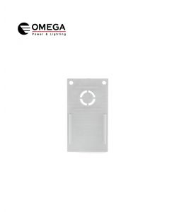 סופית קצה לפס מגנטי על הטיח צבע לבן