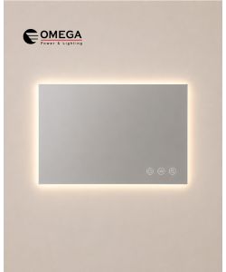 מראה מלבנית LED מרחפת Luna IP54 מידה 60X80 ס"מ