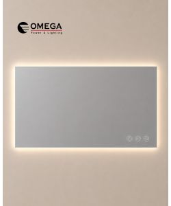 מראה מלבנית LED מרחפת Luna IP54 מידה 75X120 ס"מ