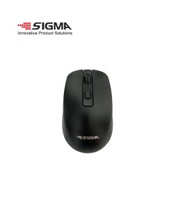 עכבר M4S אלחוטי שקט שחור עם מתאם USB Type-C