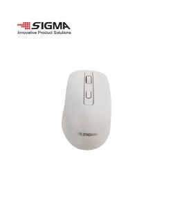 עכבר M4S אלחוטי שקט לבן עם מתאם USB Type-C