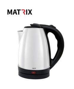 קומקום נשלף נירוסטה מילאנו,לבן MATRIX 1800W 1.8L