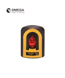 נר יזכור חשמלי, הספק 0.5W צבע גוף שחור