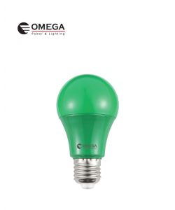 נורת לד 9W A60 אור ירוק OMEGA E27