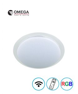 פלפון Brilliant מנצנץ עם תאורת RGB שלט ו- WIFI