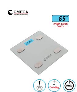 משקל אדם דיגיטלי דיאגנוסטי חכם Keep Well כולל סנכרון לאפליקציה