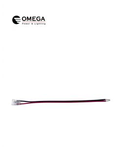 שקית 10 יח' מחבר הזנה לשנאי  8 מ"מ OMEGA 24V SMD/COB