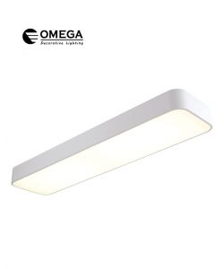 גוף תאורה צמוד תקרה בליני מלבני לבן 90W אור יום