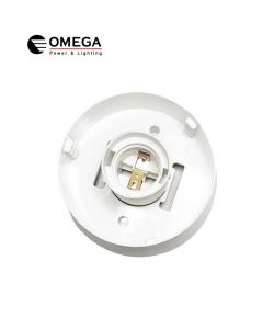 ארמטורה תקנית תקרתית E27 לבן