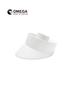 ארמטורה תקנית קיר זוויתית E27 לבן