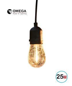 גרלנדה סולארית עם 30 בתי נורה