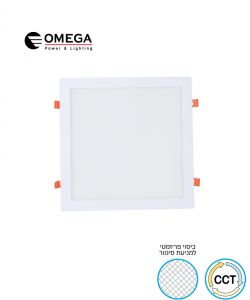 פנל לד שקוע CCT מרובע 18W