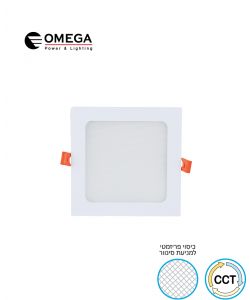 פנל לד שקוע CCT מרובע 9W
