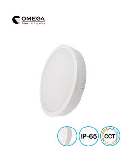 פלפון IP65 28W MONO SLIM ,לבן,OMEGA 3CCT, Ø200X40