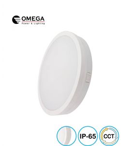 פלפון IP65 65W MONO SLIM ,לבן,OMEGA 3CCT, Ø480X40