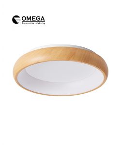 מנורת תקרה מנהטן עץ 42W