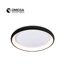 מנורת תקרה מנהטן 72W שחור