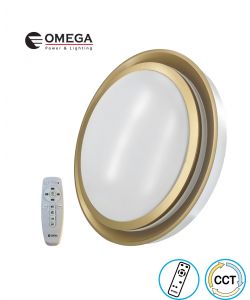 פלפון  CCT 100W Ø50 PIERO שלט לבן+זהב OMEGA