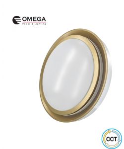 פלפון CCT 60W Ø50 PIERO לבן+זהב OMEGA