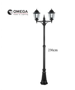 עמוד תאורה TOLEDO כפול