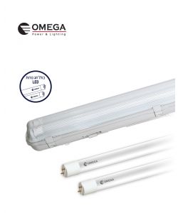 מוגן מים LED T8 2x20W PC