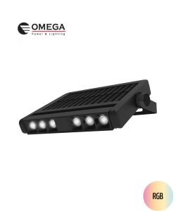 תאורת גינה סולארית לקיר OMEGA IP54 RGB GARDINI 12W