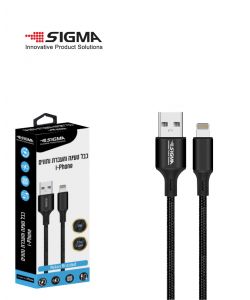 כבל (A) ל-IPHONE שחור 1.2 מטר