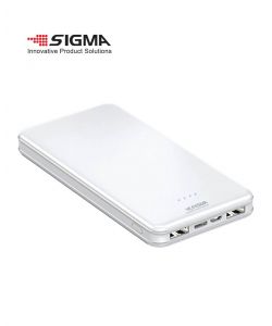 סוללת גיבוי  צבע לבן  SIGMA 10000mAh