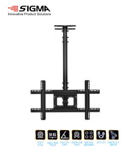 זרוע טלוויזיה תלוי תקרתי עד 70"