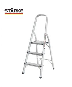 סולם אלומיניום ביתי 3 שלבים, תוצרת STARKE
