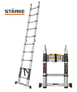 סולם אלומיניום FOLD-A טלסקופי,3.2 מ',תוצרת STARKE