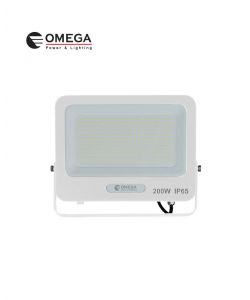 זרקור דקורטיבי UGR,200W אור חם,לבן OMEGA STRIKE