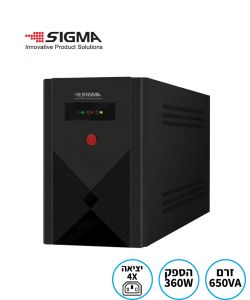 מערכת אל-פסק VoltGuard בהספק - 650VA/360W