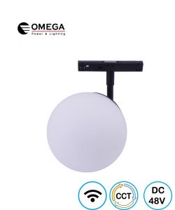 כדור מגנטי מתכוונן שחור LINE WIFI BUBBLE 12W