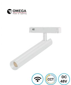 צילינדר מגנטי מתכוונן לבן LINE WIFI CIGAR 10W