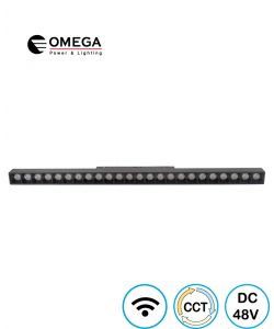 עדשות לינארי מגנטי קו אפס שחור LINE WIFI EYEZERO 24W