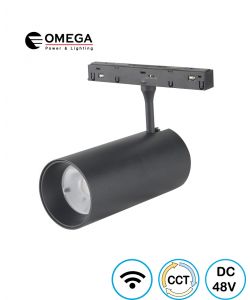 ספוט מגנטי מתכוונן שחור LINE WIFI SPOT 30W